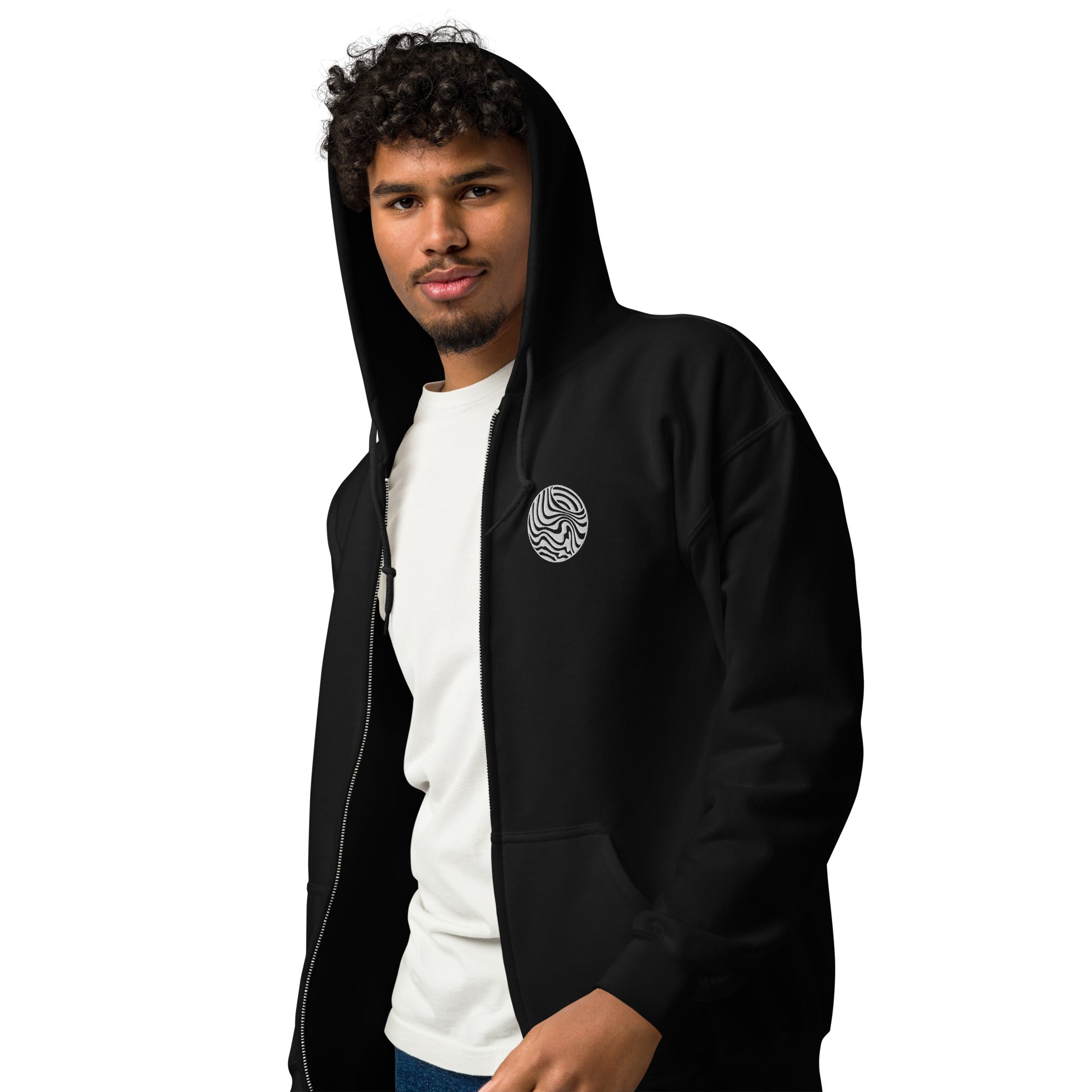 Wobz Logo Unisex Zip Hoodie